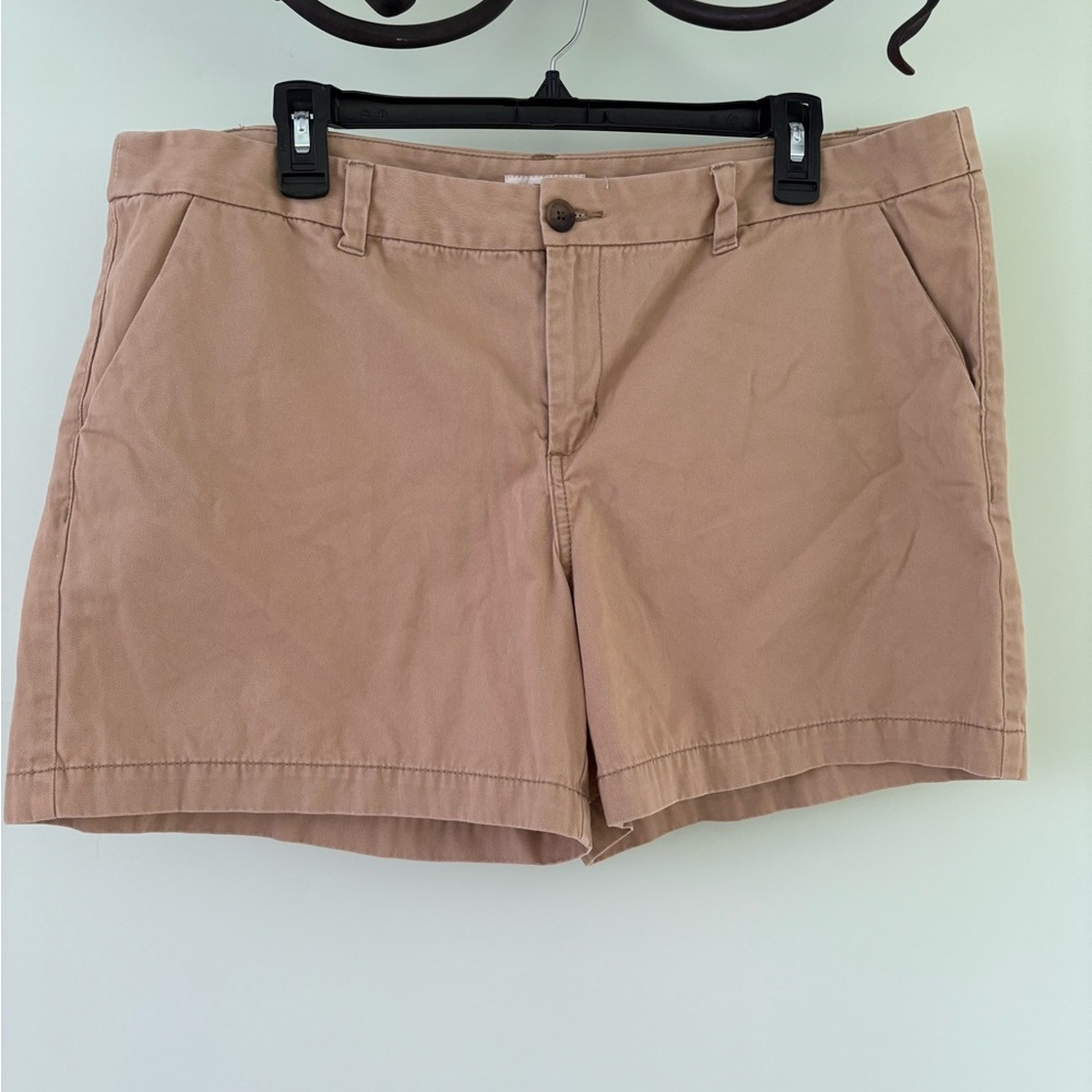 Merona Tan Bermuda Shorts Classic Cotton Twill